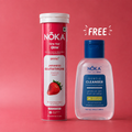 NOKA Japanese Glutathione 500mg Effervescent Tablets + NOKA Gentle cleanser FREE