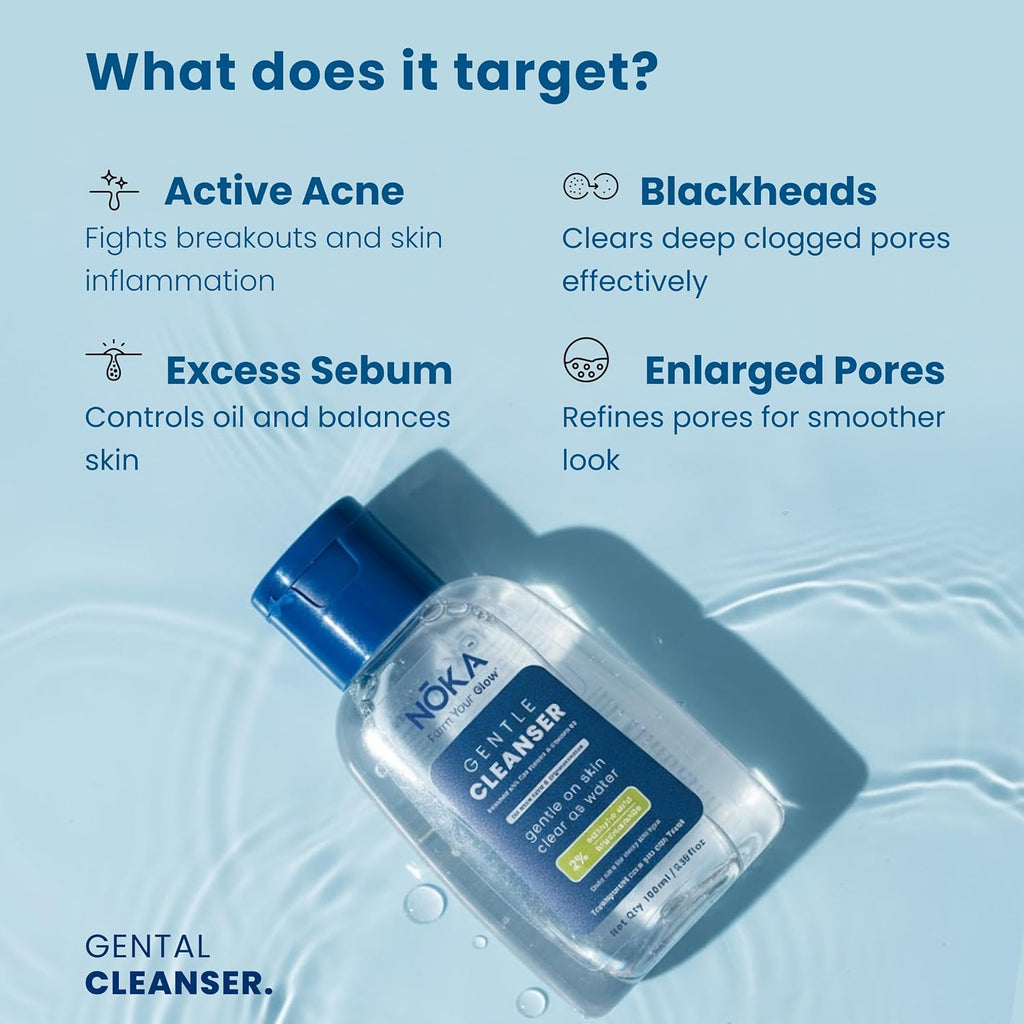 Noka Gentle Face Cleanser 2% Salicylic Acid & 2% Niacinamide