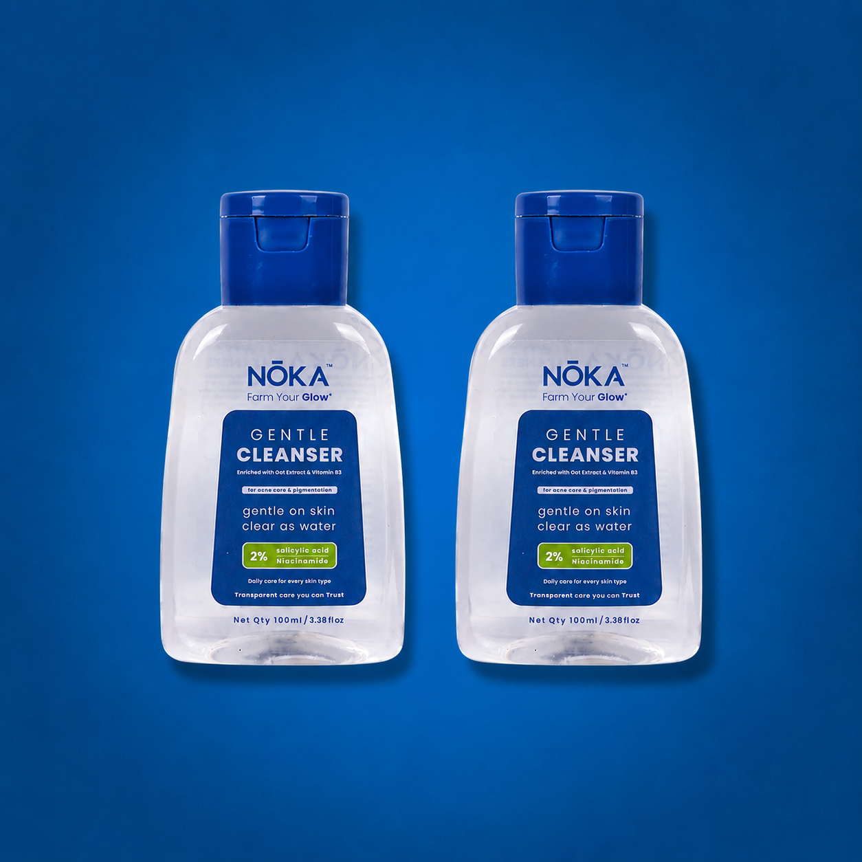 Noka Gentle Face Cleanser 2% Salicylic Acid & 2% Niacinamide x2