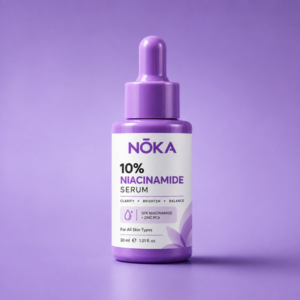 NOKA 10% Niacinamide Serum with 2% Zinc, Fades Acne Marks, Controls Oil & Reduces Dark Spots